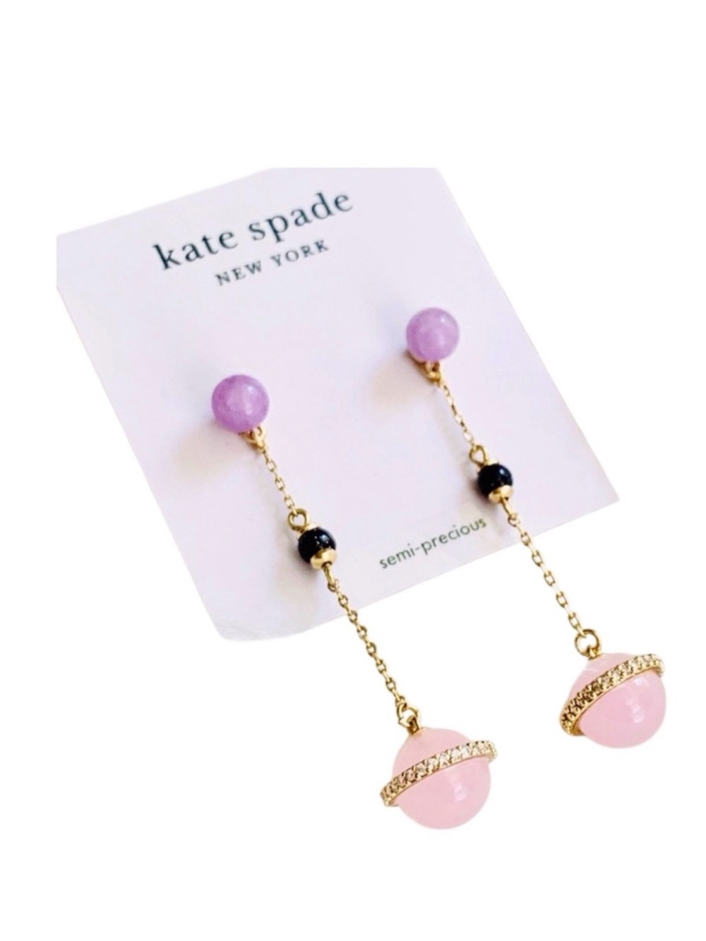 Kate Spade New York On The Rocks linear earrings